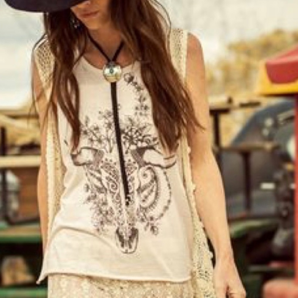 Spell Wildflower Buffalo tank top, xs